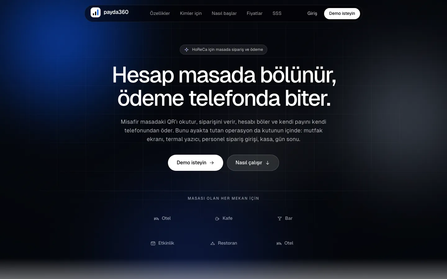 payda360 web sitesinin ana sayfası
